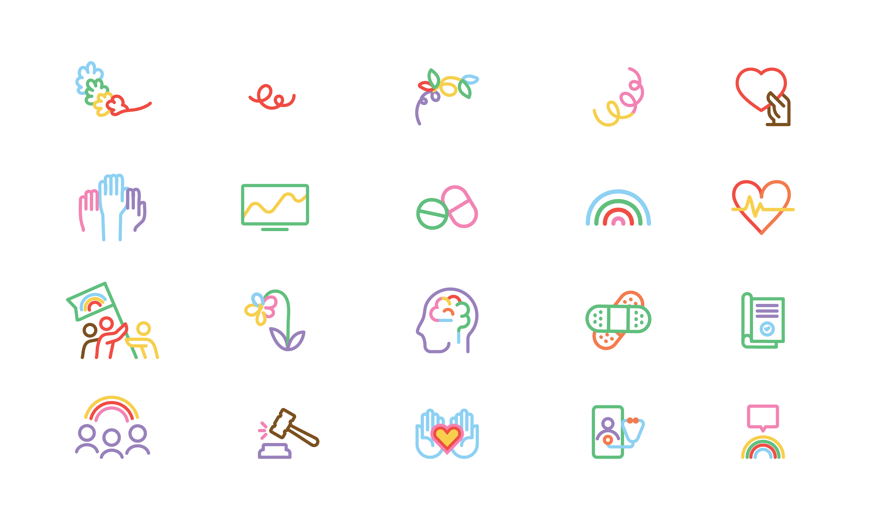 Palliative Care Project icons